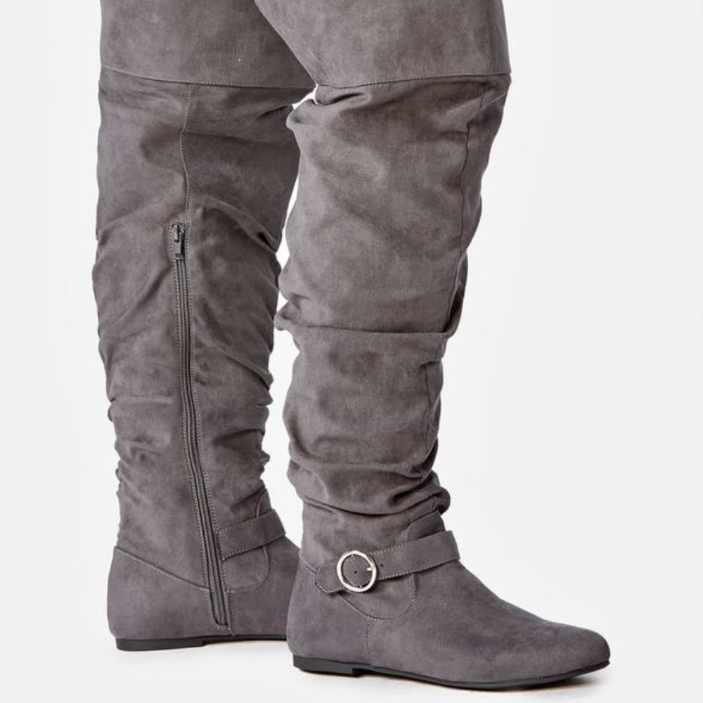 Brand New 6.5 wide calf Lovelia Just Fab boots